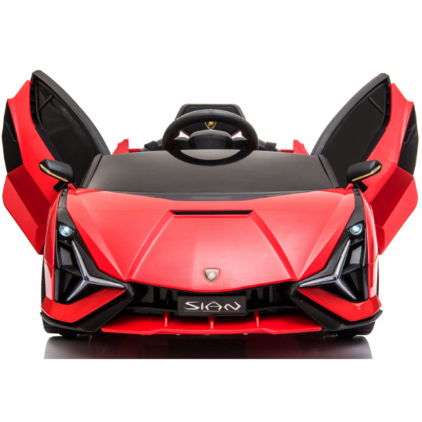 Ηλεκτροκίνητο Παιδικό Αυτοκίνητο Licensed Lamborghini Sian 12V σε Κόκκινο Χρώμα 6388